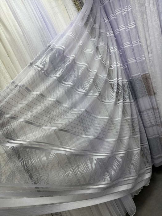 Тюль штори жакард турция китай фатин бамбук батист льон шифон