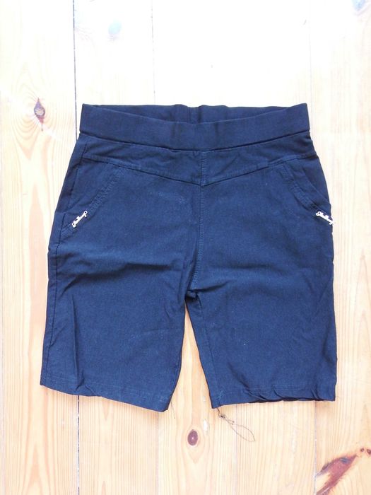 Spodenki damskie elastyczne rozm. S czarne