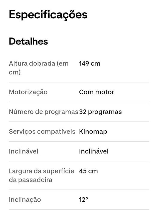Passadeira de corrida BH impulso II476769309258557444