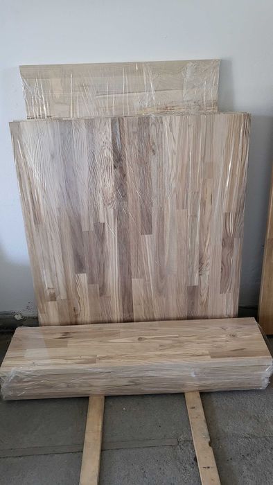 Schody na beton nakładki dąb jesion buk