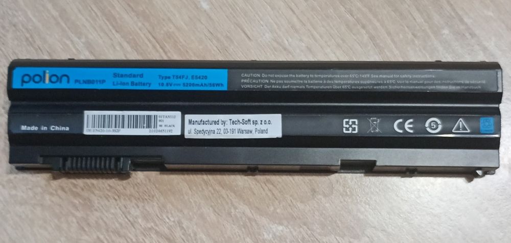 Bateria T54FJ do DELL E5420 E5430 E5520 E5530 E6420 E6440 E6540