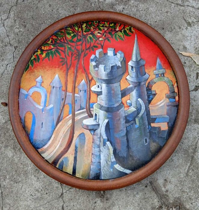 Набор для вина, компота,/ Чашки с красной глины