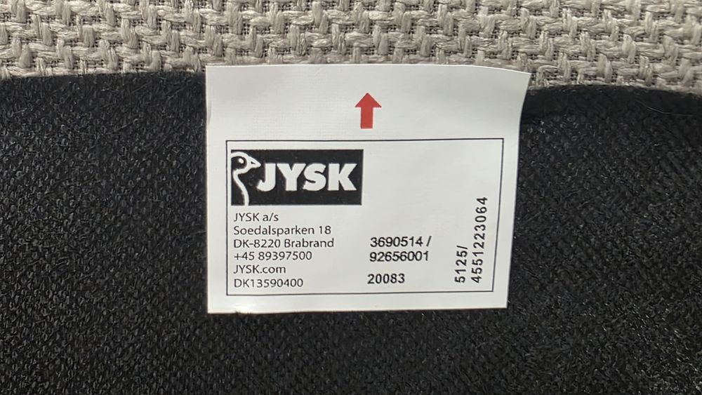Krzesło JYSK tapicerowane