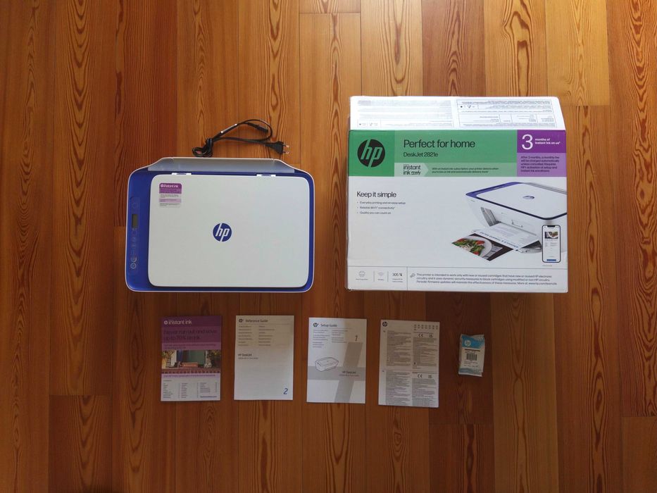 Impressora HP DeskJet 2821E (Multifunções - Wi-Fi - Instant Ink)