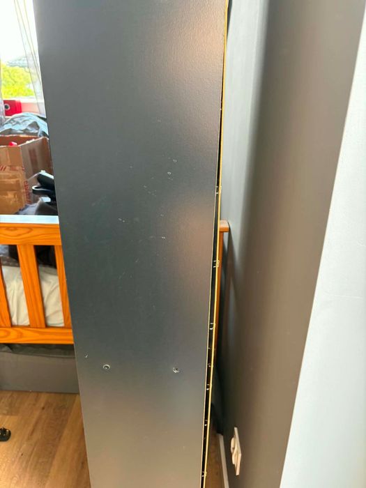 Wąski Regał na Książki IKEA BILLY Czarny/Brąz – ZMONTOWANY!