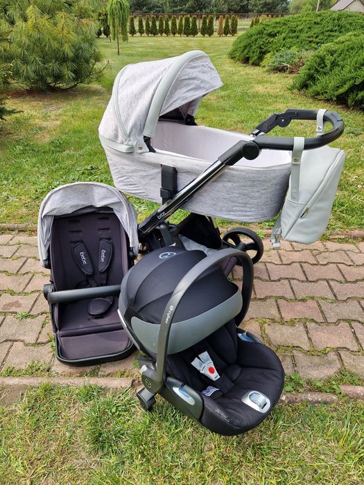 wózek 3w1 ibebe i stop. fotelik cybex