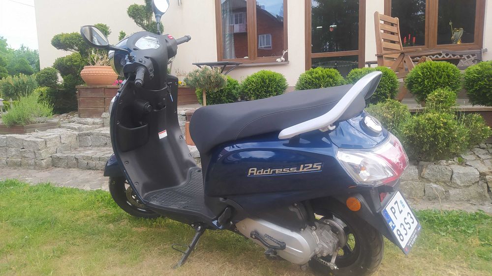 Suzuki Address 125 przebieg 250 km