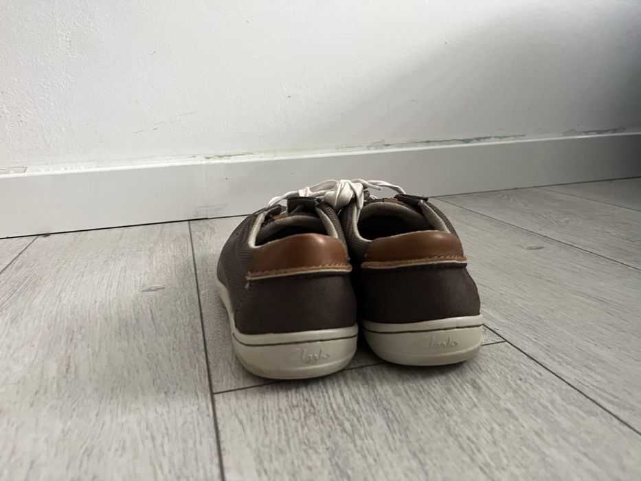 Półbuty clarks Mapped Edge Brązowy rozmiar 42, wkladka 27