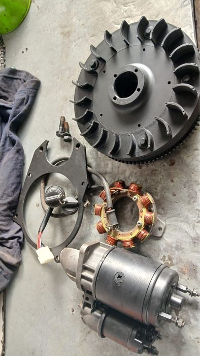 Kit de motor de arranque Lombardini 10 ou 12 cv