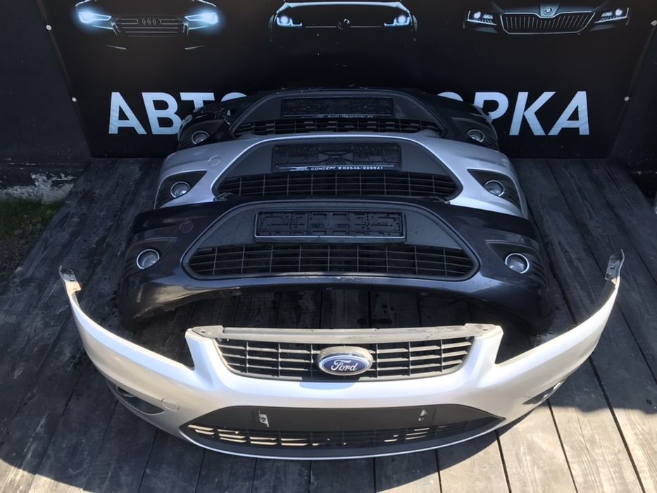 Бампер Форд Фокус 2 Передний Ford Focus 2 рестайл взборе голий Mk2