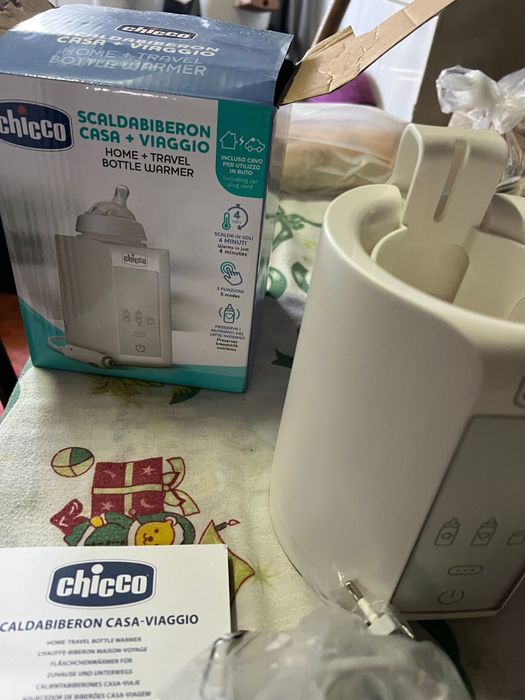 Esterilizador biberões Chicco e Aquecedor de Biberoes64861248034690124