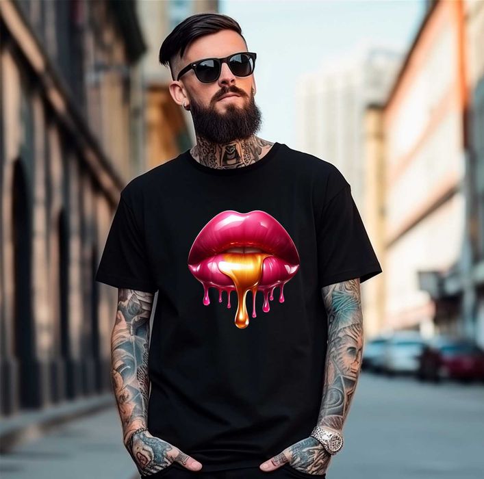 T-Shirt Koszulka Męska, nadruk