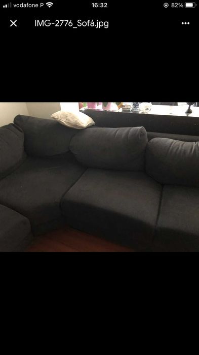 sofá com chaise longue