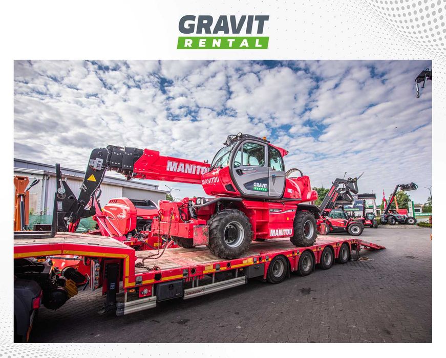 Wynajem,Wypożyczenie - ładowarki teleskopowe MANITOU: 4-35 m JCB,MERLO