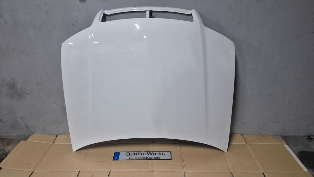 Capô Audi A4 B6 8E 2000 a 2004 original branco excelente estado