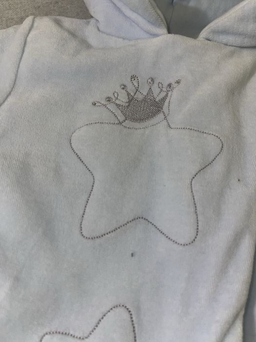 Велюровый комбинезон на выписку