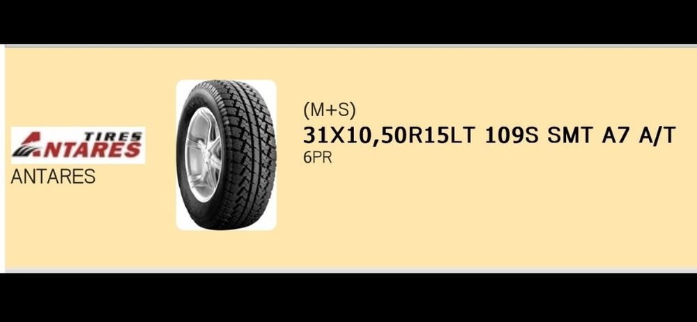 2 pneus novos 31x10,50R 15 - Oferta da entrega em todo o pais