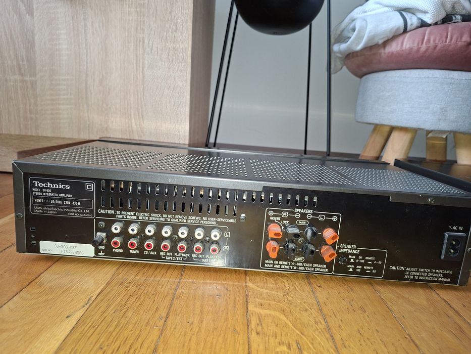 Technics SU-800 – wzmacniacz stereo Hi-Fi | mocny, klasyczny vintage