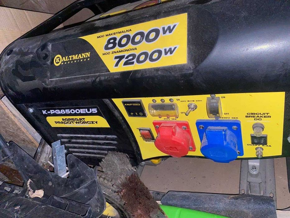 Генератор 8кв 3 фази Kaltmann 8000w трехфазний