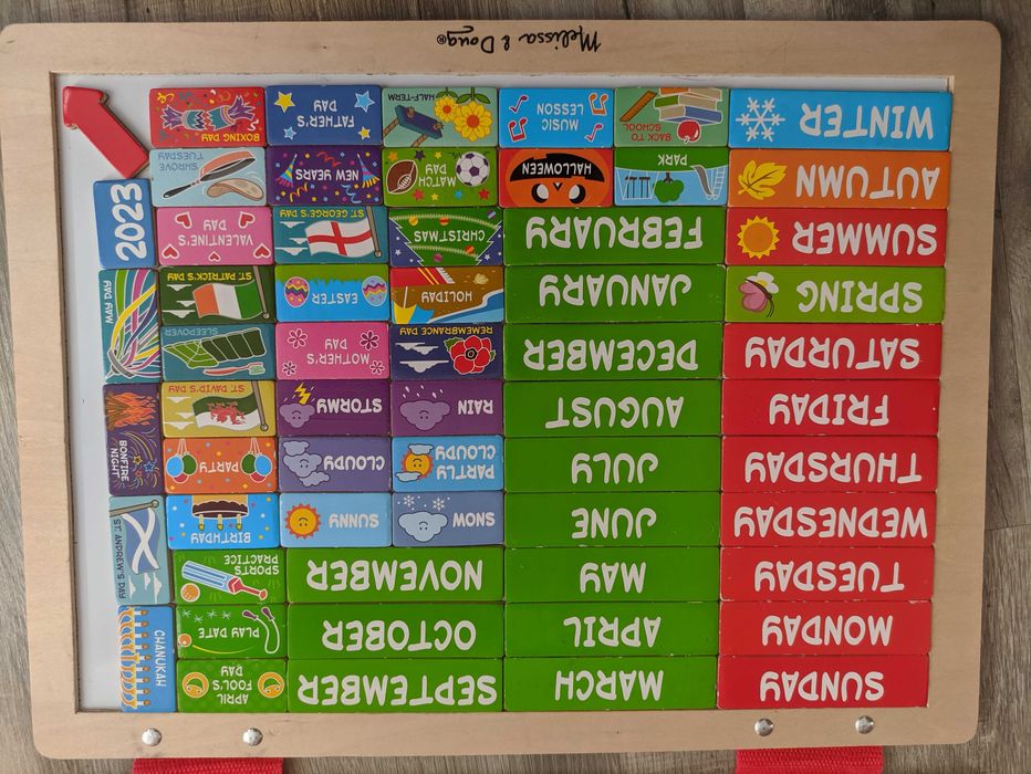 Магнітний календар Melissa & Doug щоденний календар погоди