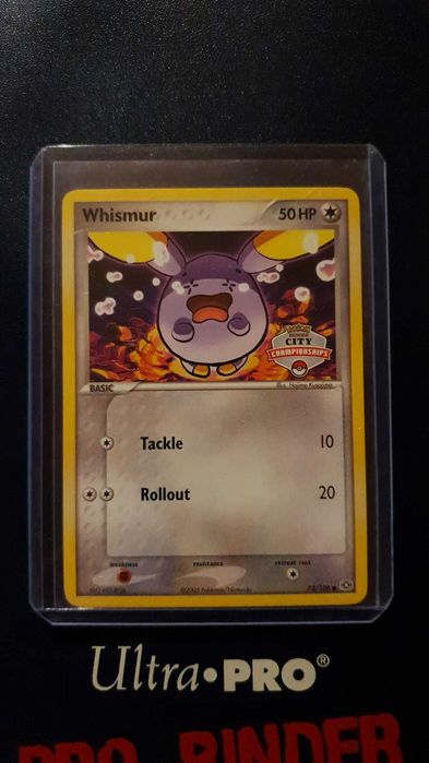 2006 Pokemon TCG Whismur 73/106 EX Emerald City Championships Stamp Promo Carta