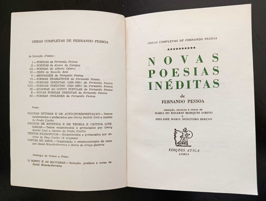 Novas poesias inéditas de Fernando Pessoa