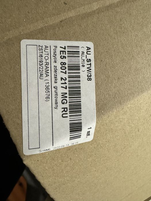 Zderzak Przedni Nowy VolksWagen T5 Caravelle