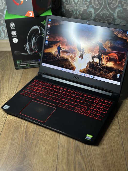 RTX 3050 / i5-10300H / 16GB RAM / ACER NITRO 5 / 144 HZ / Підсвітка клавіатури ігровий ноутбук нотебук ноут acer нітро ейсер 120 гц ртх відеокарта