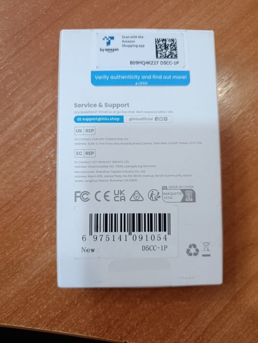 INIU D5CC USB-кабель C до C 100 Вт , новий
