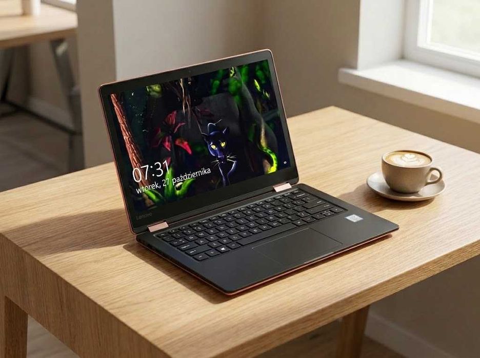Laptop 2w1 Lenovo IdeaPad Yoga 13 Dotykowy pomarańczowy funkcja tablet i7 8GB RAM 120GB SSD + Zasilacz