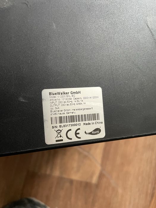 ДБЖ УПС Power Walker Vi 2200 1200w Back UPS 650