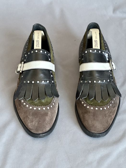 Туфлі лофери оксфорди Santoni 38