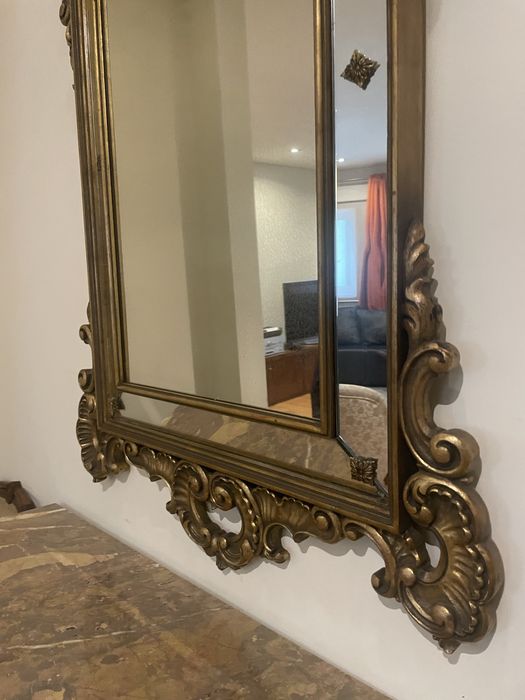 Espelho decorativo clássico estilo Luís XV