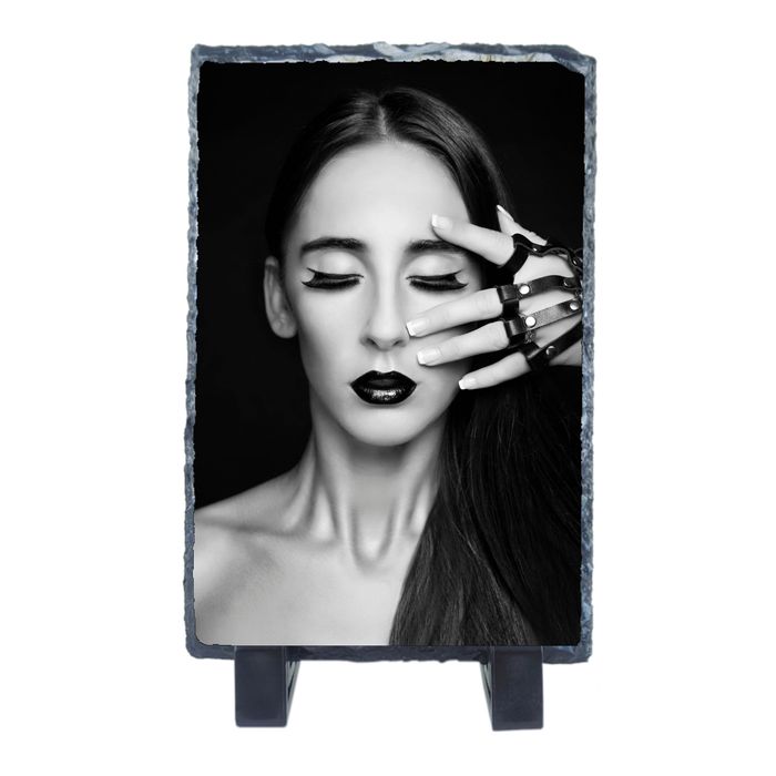 Foto ramka tablica nagrobna granitowa statuetka TWOJE ZDJĘCIE 29x19cm