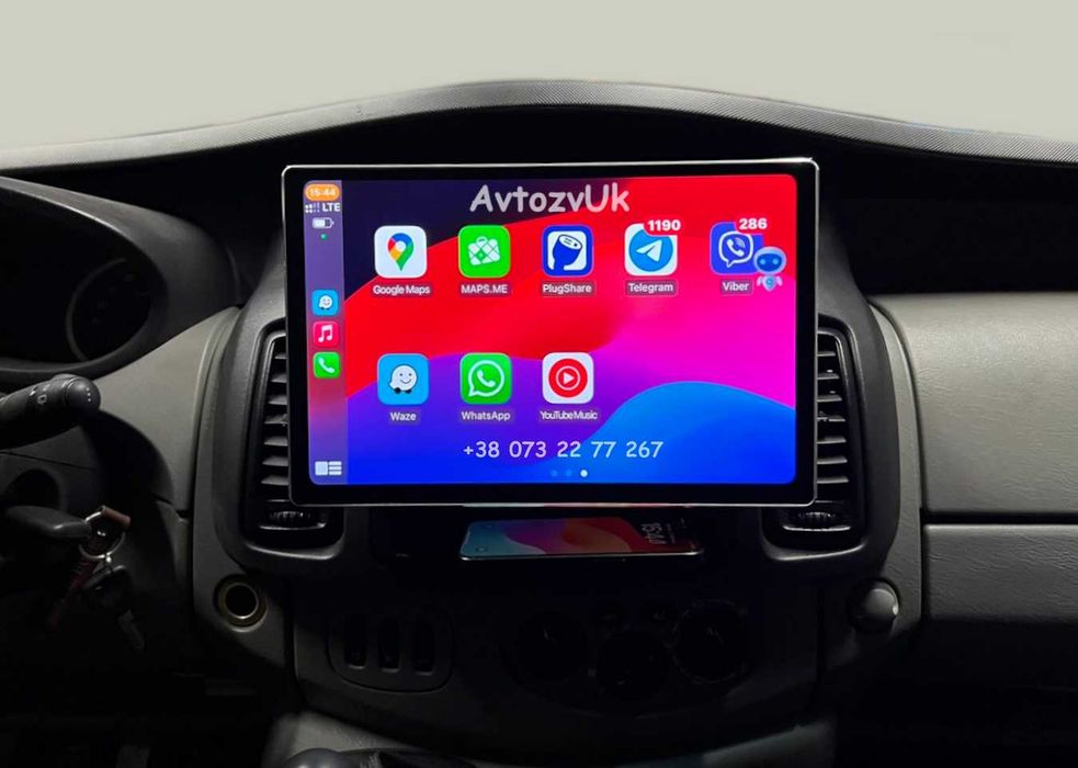 Магнітола Opel Vivaro Renault Trafic Nissan Primastar Віваро Андроїд 16
