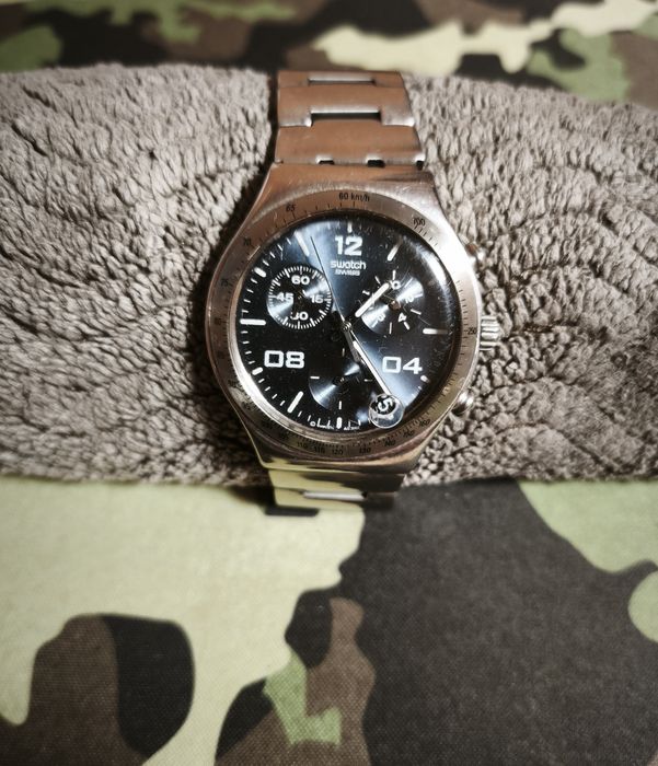 Швейцарський годинник хронограф Swatch swiss irony V8: 2 100 грн
