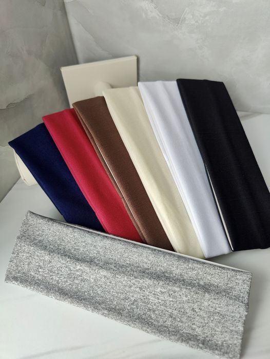 Еластичні широкі пов'язки для волосся