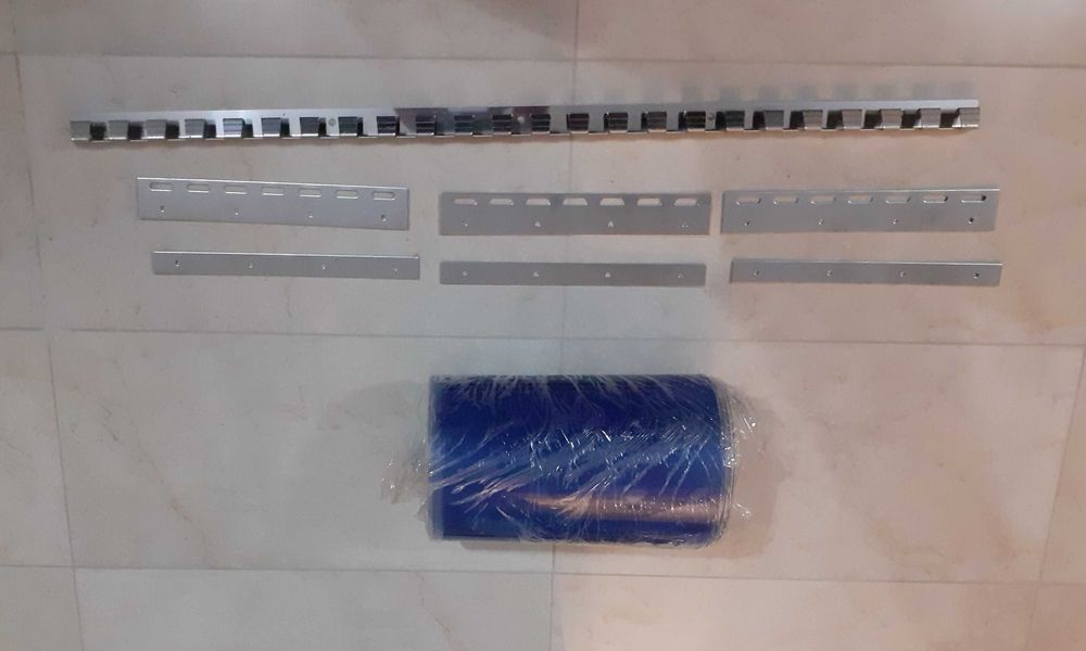 Kurtyna zamiast drzwi, pasy pcw, zasłona