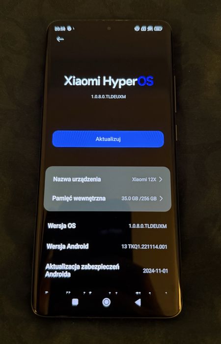 Xiaomi 12x 8/256gb, ładowarka 67w, etui spigen