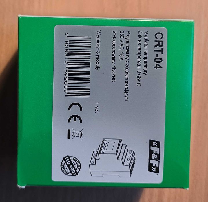 F&F Regulator Temperatury 0-60st Sonda CRT-04 NOWY