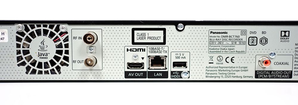 Nagrywarka BLU-RAY Panasonic DMR-BCT760 USB HDD 500GB