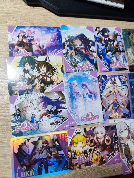 Карточки honkai star rail, офіційний мерч