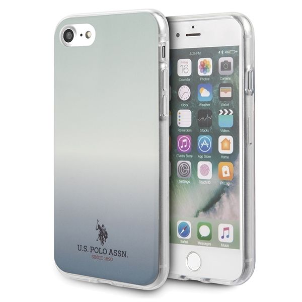 US Polo USHCI8TRDGLB iPhone 7/8/SE 2020/ SE 2022 niebieski/blue Gradient Pattern Collection