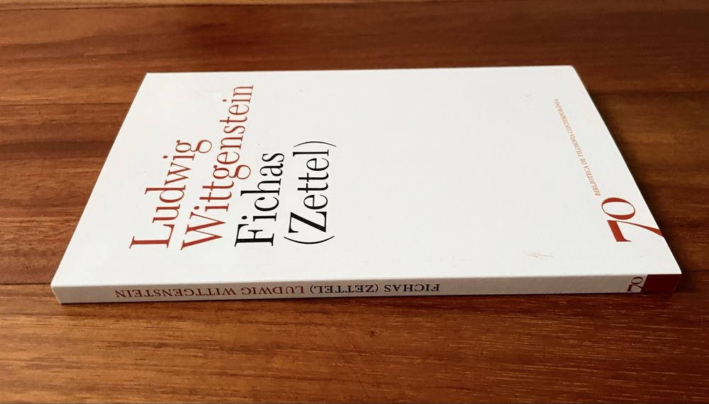 Ludwig Wittgenstein - Fichas (Zettel)