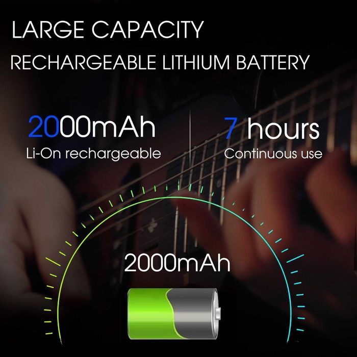 Комбопідсилювач портативний для гітари Aroma AG-04, Bluetooth, 5 ват