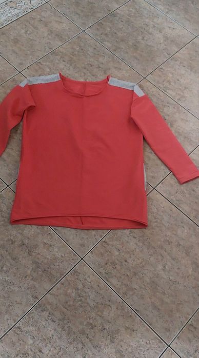 Bluza r. 40 L malinowa  2 kieszenie