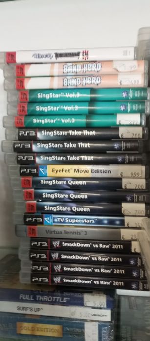 Jogos novos embalados antigos várias consolas