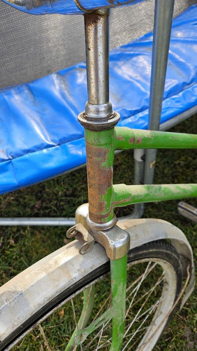 Stary rower calosc czesci prl retro