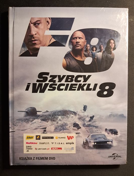 Szybcy i wściekli 8 | Dwayne Johnson | Jason Statham | folia | DVD