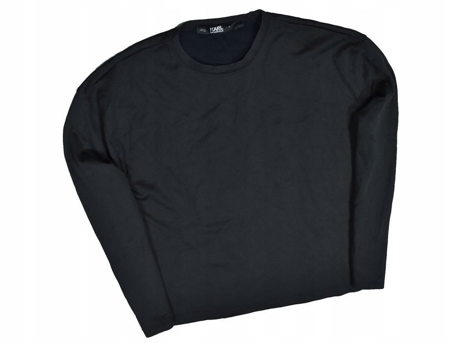 Karl Lagerfeld Czarna Bluza Damska Xl